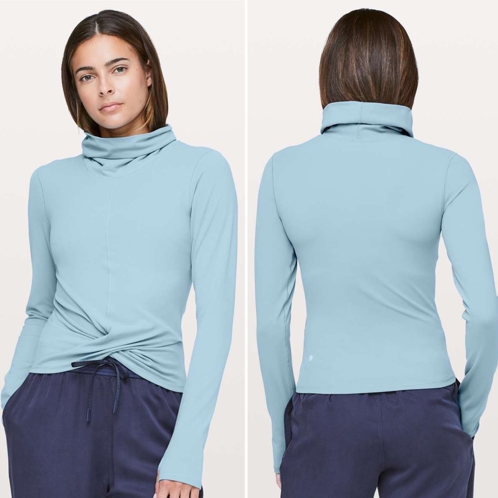 Lululemon Melodic Movement Long Sleeve - 4 - Cascade Blue